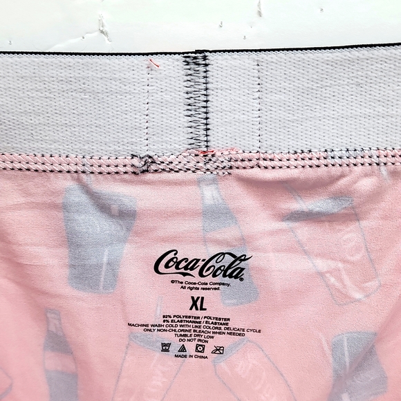CRAZY BOXER, COCA COLA BOXER BRIEFS, COKE PICTURES BOTTLES, CUPS & GLASS - Picture 2 of 7